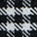 Baker's Hat - Black & White Checkered